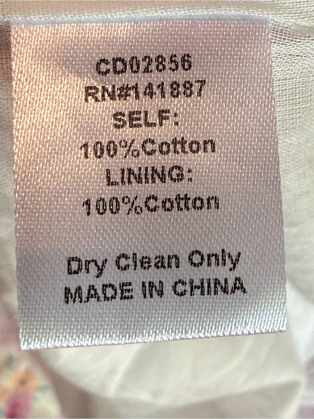 TCEC Pink and White Floral Smocked Dress S - Picture 10 of 11